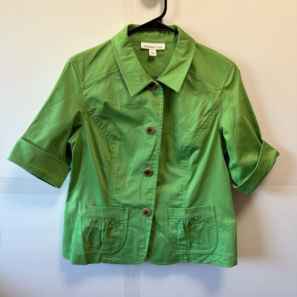 Coldwater Creek green blazer - Picture 1 of 3